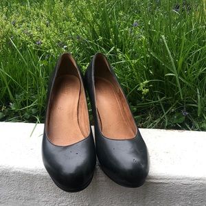 Black Clark Heels